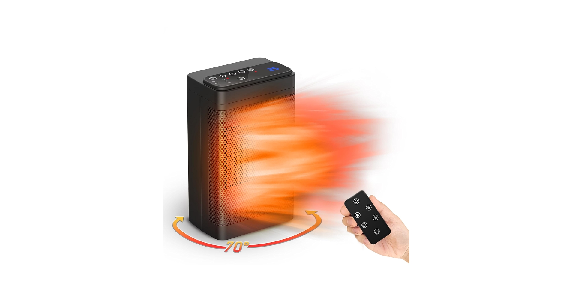 Pica Corp 温度調整ファン付きヒーター シロカ］ファンと遠赤外線の2つのヒーターを組み合わせた暖房機